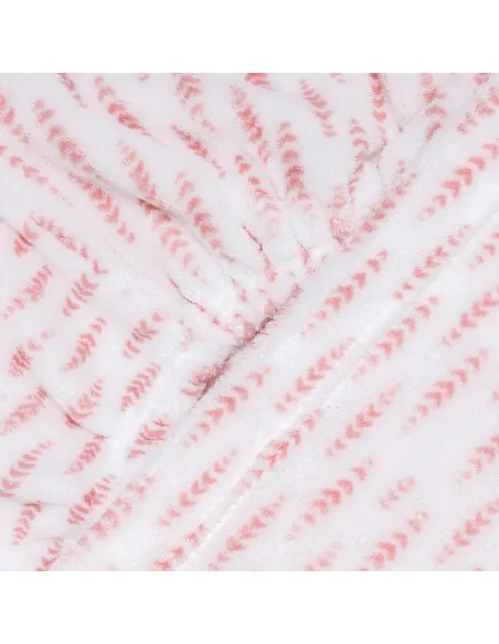 Jogo de lençóis de coralina Espiga rosa