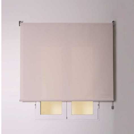 Estore de enrolar tela  bege com corrente