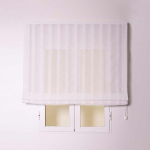 Estore de tecido STYLE17 branco com corrente 2