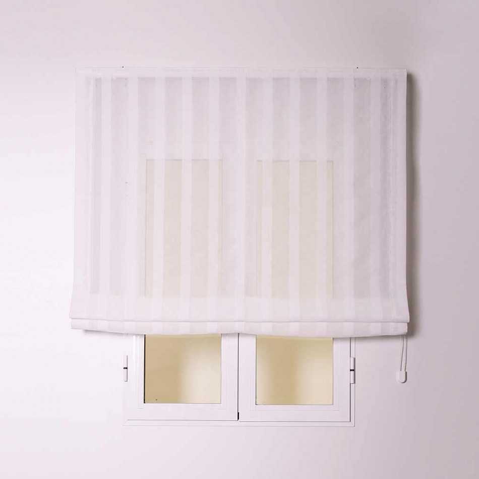 Estore de tecido STYLE17 branco com corrente