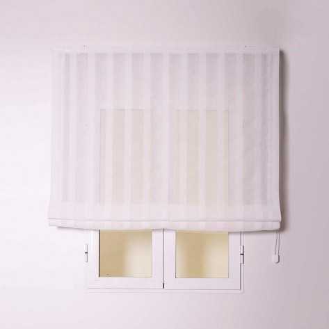 Estore de tecido STYLE17 branco com corrente