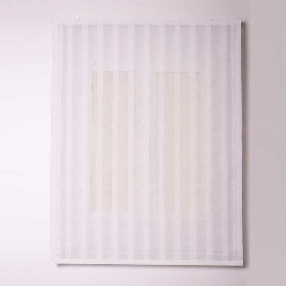 Estore de tecido STYLE17 branco com corrente