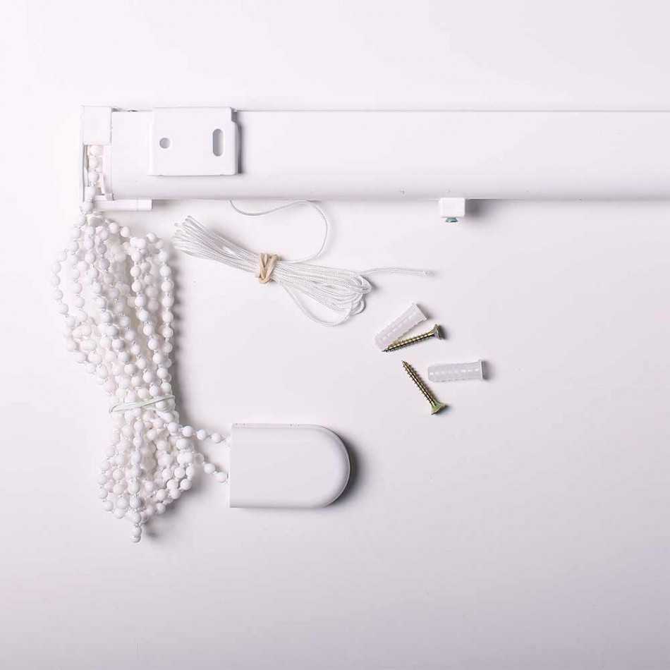 Estore de tecido STYLE17 branco com corrente