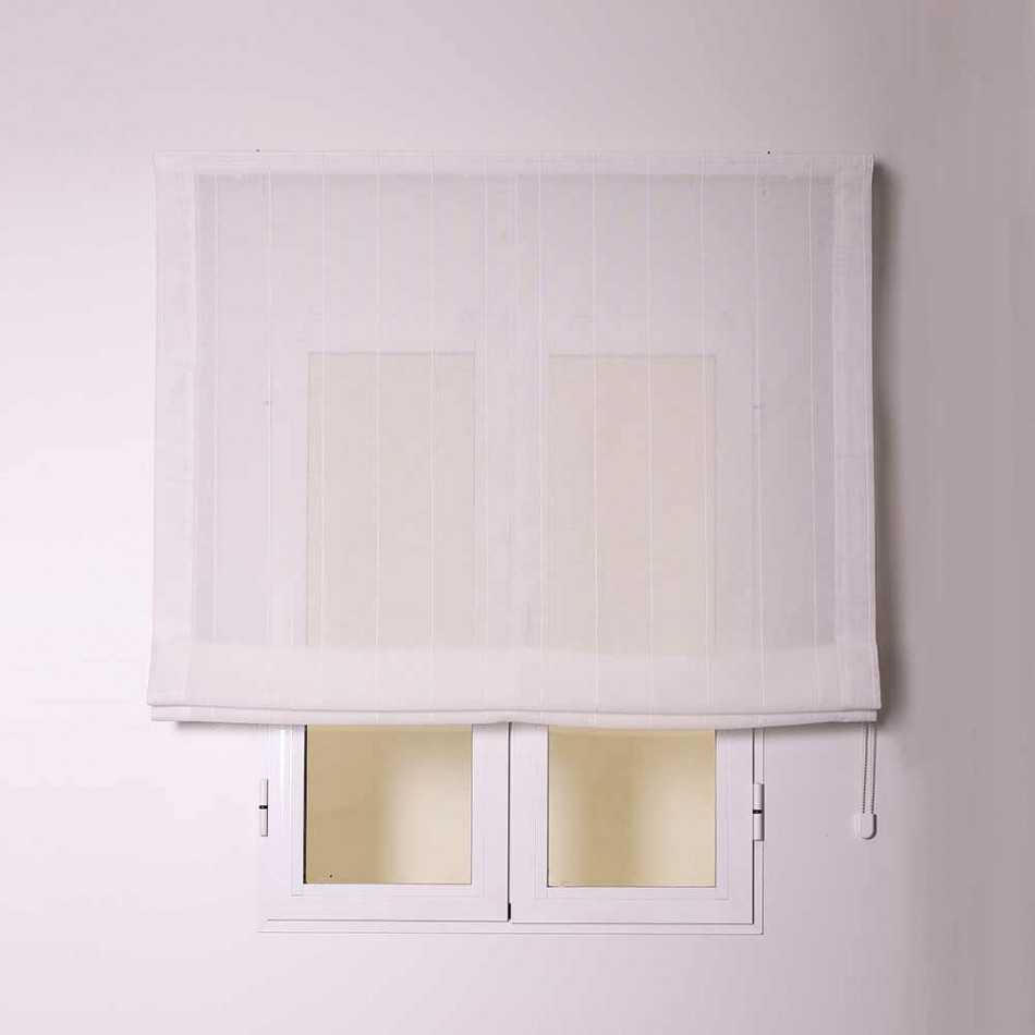 Estore de tecido STYLE12 branco com corrente