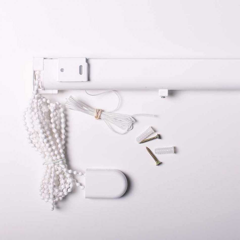 Estore de tecido STYLE32 cinza com corrente