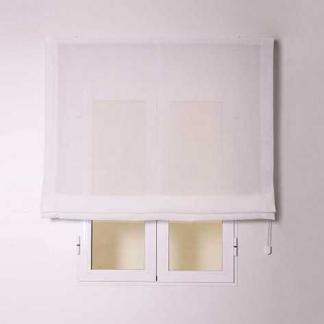 Estore de tecido MONTELINO branco com corrente