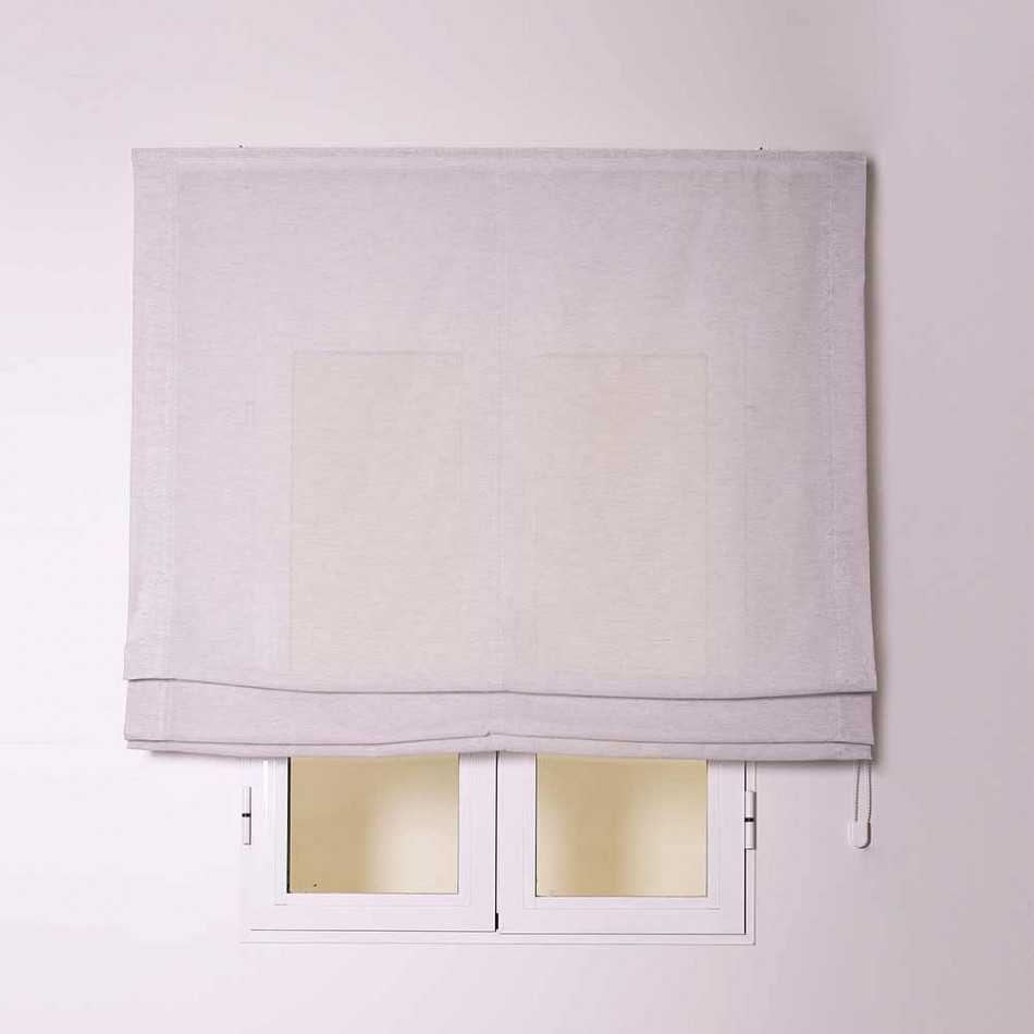 Estore de tecido MONTELINO cinza com corrente