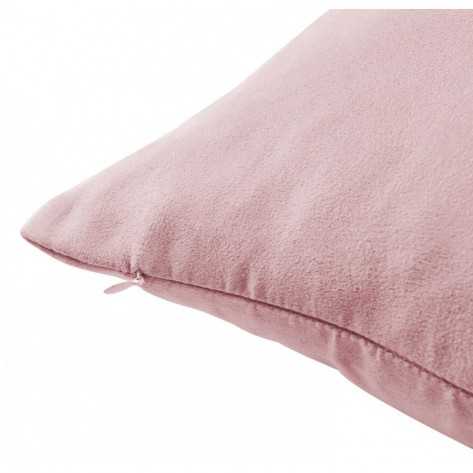 Almofada camurça Ante rosa palo almofadas-quadradas-lisas