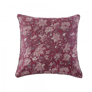 Almofada Camelia grená 55x55