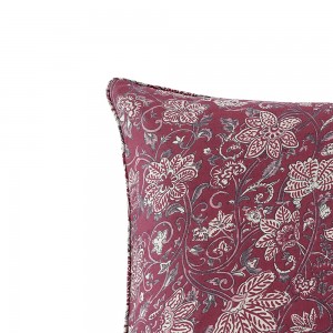 Almofada Camelia grená 55x55 2