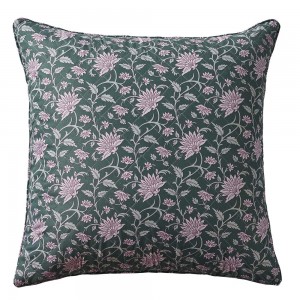 Almofada Amira Verde garrafa 55 x 55 2