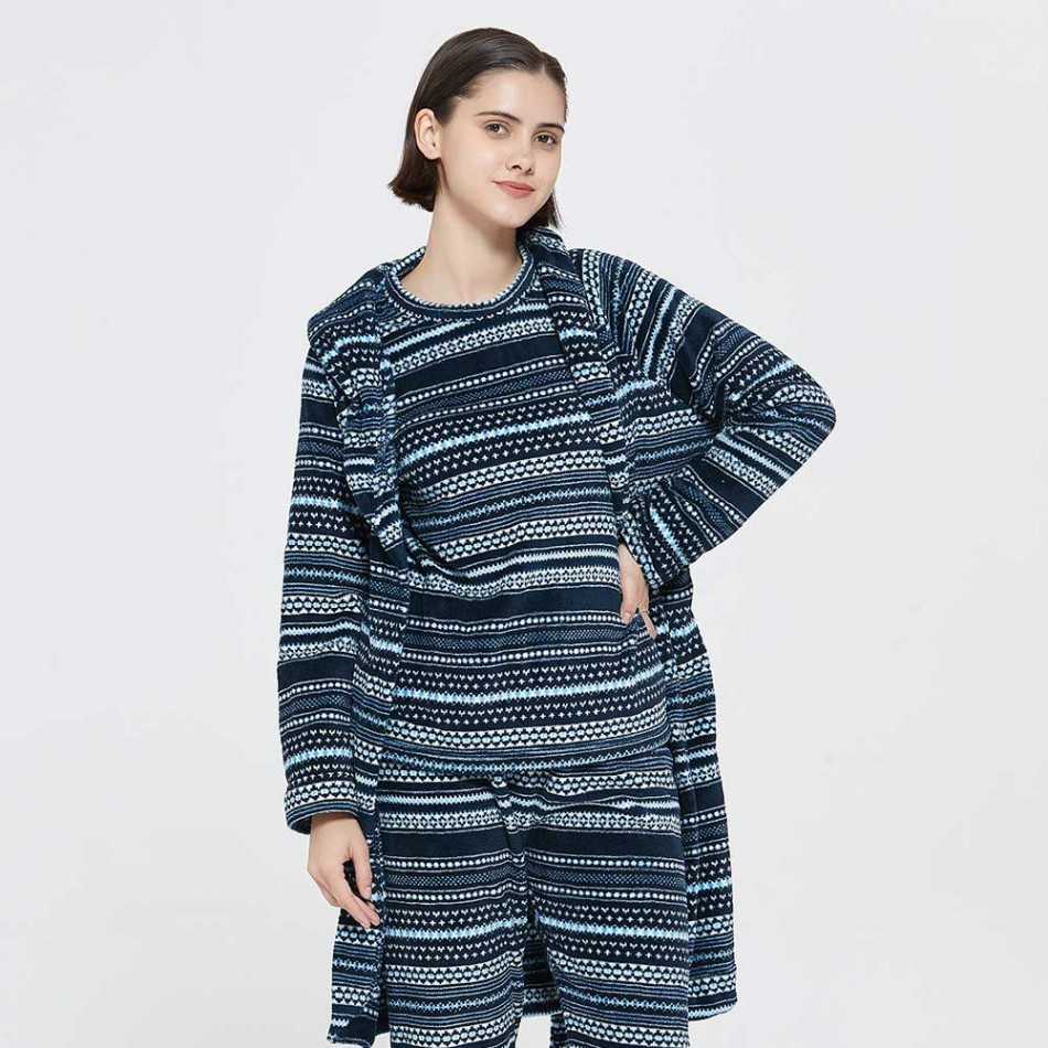 Roupão Coral Dalila Azul