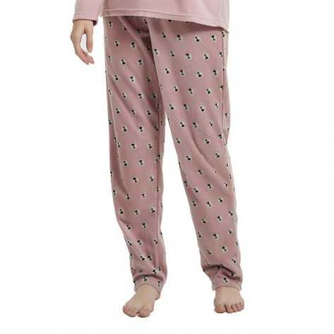 Pijama polar Mimoso Lilás/rosa roupa-para-estar-em-casa