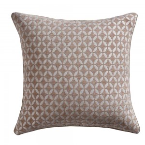 Almofada jacquard chenilla Elsa arena 55x55