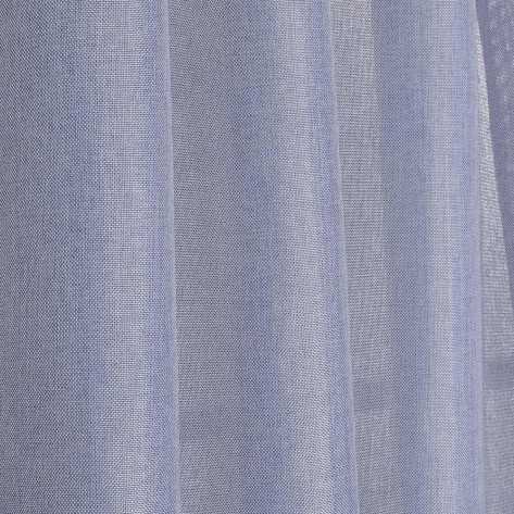 Cortina Falso lino azul indigo semi-translucidas