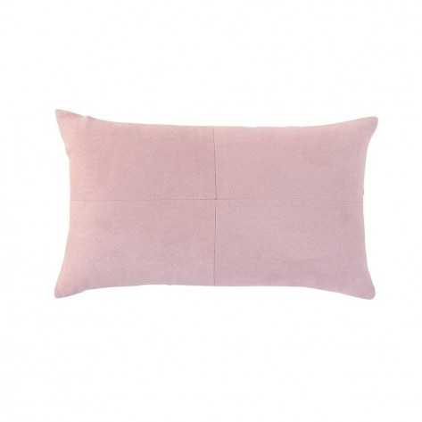 Almofada Camurça rosa palo 30 x 50 almofadas-retangulares-lisas