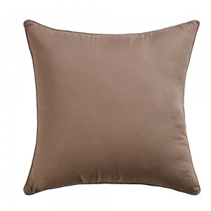 Almofada jacquard chenilla Elsa arena/branco 55x55 2