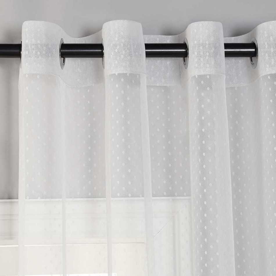 Cortina Plumeti cinza cortinas-transparentes