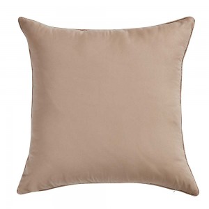 Almofada jacquard Chenilla Caro arena  55x55 2