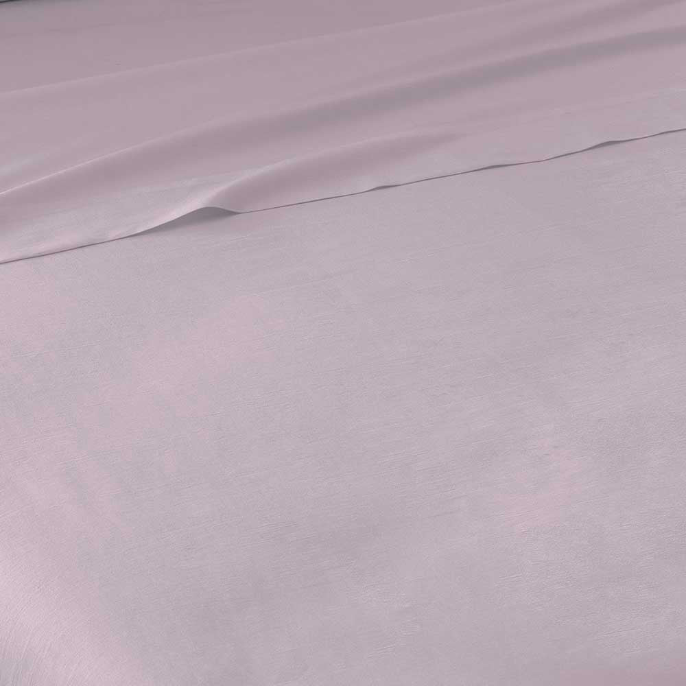 Conjunto de lençóis de algodão percal cor malva