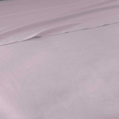 Conjunto de lençóis de algodão percal cor malva