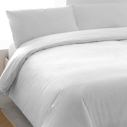 Capa de edredom lisa de algodão