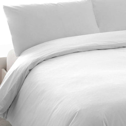 Capa de edredom lisa de algodão