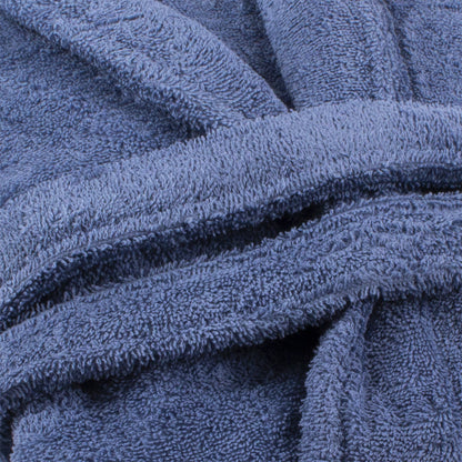 Albornoz liso índigo 450gr Unisex