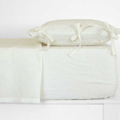 Jogo de lençóis linho blanco