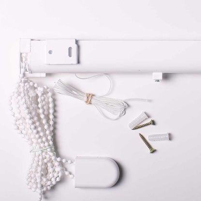 Cortina romana Style22 em linho com corrente.