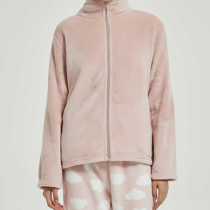 moletom de veludo rosa claro