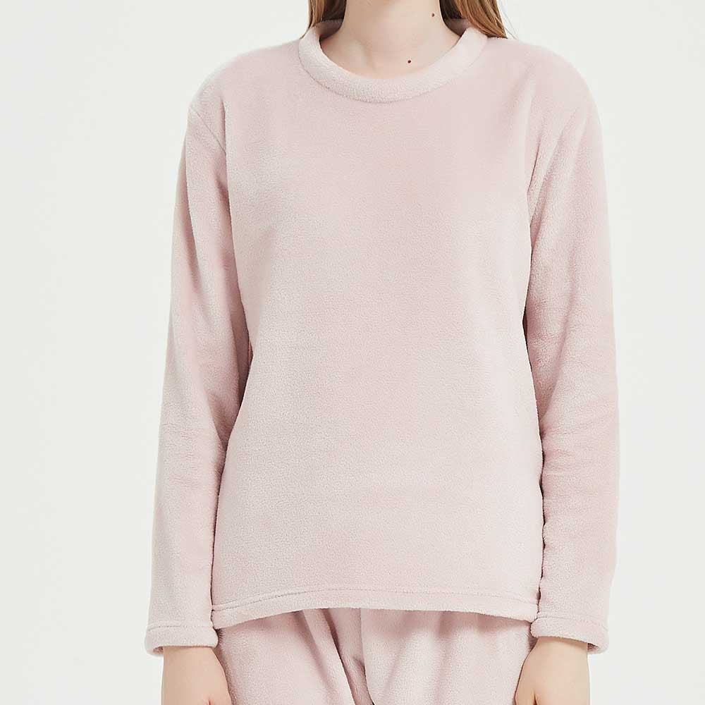 pijama de veludo rosa claro