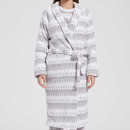 robe cinza Coral Paola