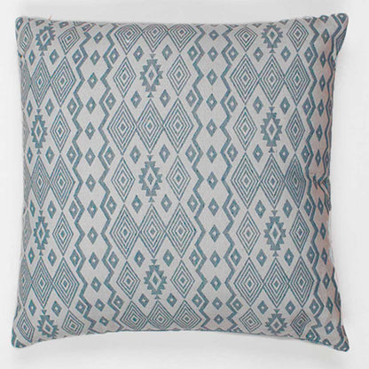 ALMOFADA EM JACQUARD MADRAS ESMERALDA - CAPA + ENCHIMENTO