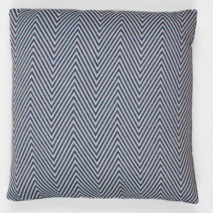 Almofada Jacquard Feli Azul - Capa + Enchimento