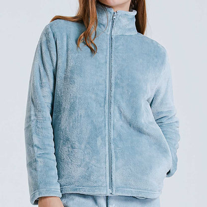 Moletom de veludo verde Tiffany