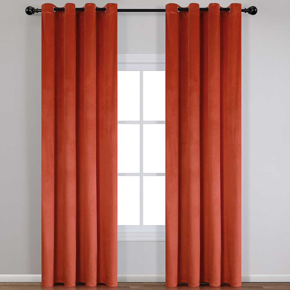 Novo revestimento de cortina de veludo