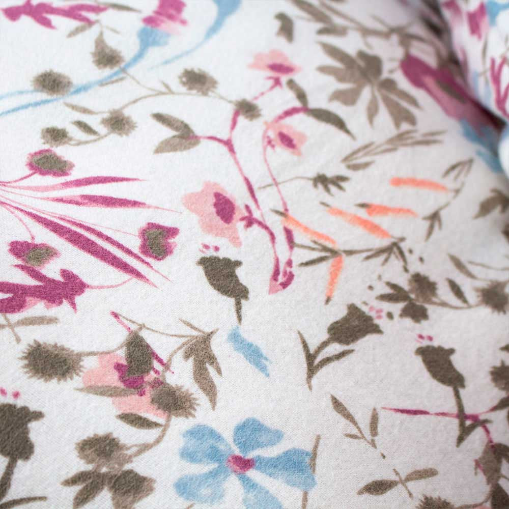 Capa de edredom tamanho queen em flanela Ñoke Indigo