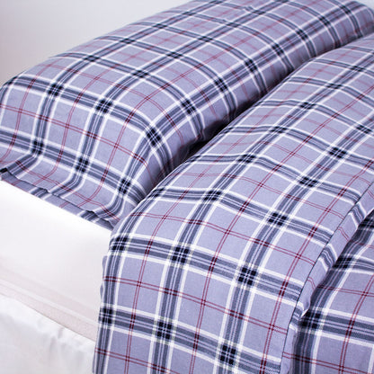 Capa de edredon dupla de flanela pérola Cuadro Víctor