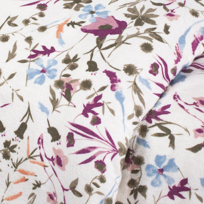 Capa de edredom tamanho queen em flanela Ñoke Indigo