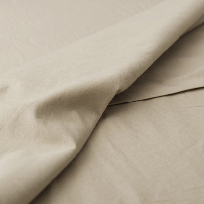 Jogo de lençóis algodão orgânico oliva