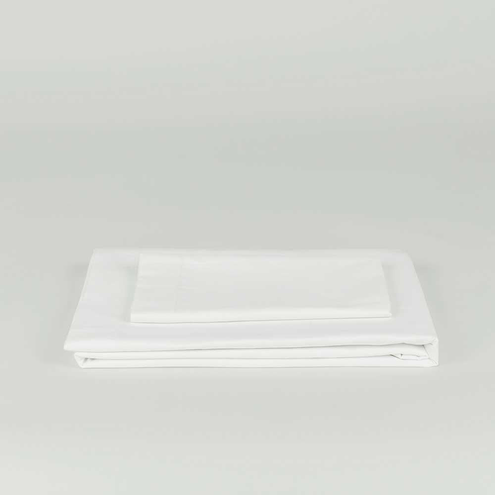 Conjunto de lençóis de algodão liso