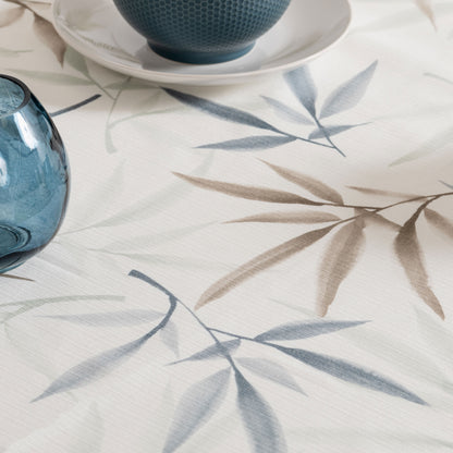 Toalha de mesa com estampa de palmeiras