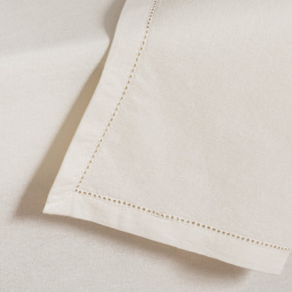 Toalha de mesa de algodão orgânico natural
