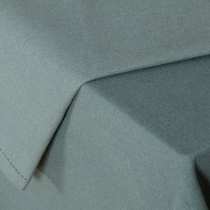 Toalha de mesa de algodão orgânico, verde menta