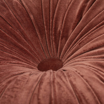 ALMOFADA DE ALGODÃO COM ESTAMPA DE FLORES EM VELUDO - CAPA + ENCHIMENTO