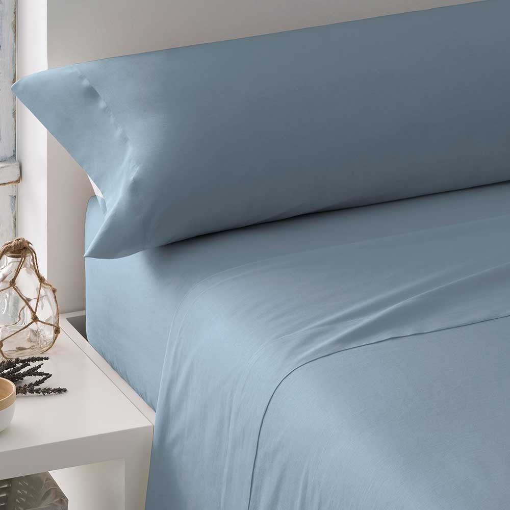 Jogo de lençóis PR em percal de algodão tingido