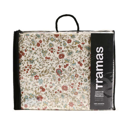 Jogo de lençóis de flanela PR Daniela