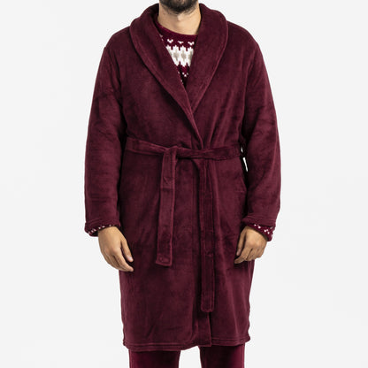 Roupão masculino coral