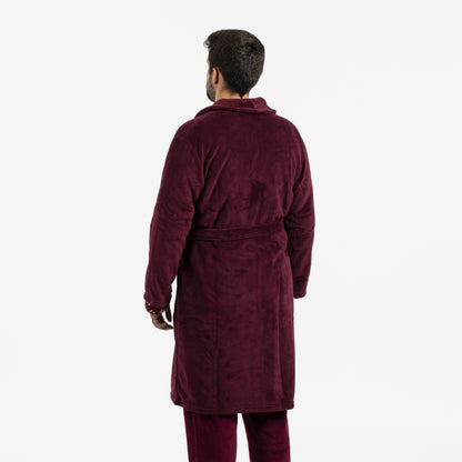 Roupão masculino coral